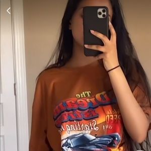 Oversized graphic tee shein